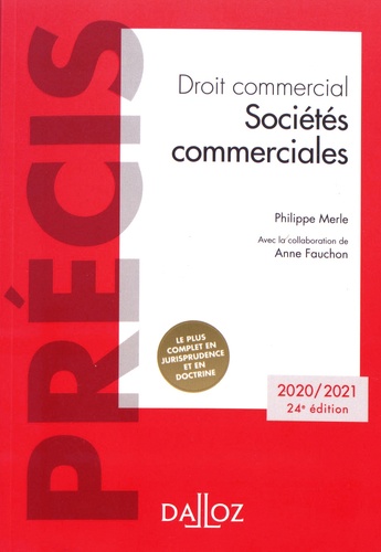 Droit commercial. Sociétés commerciales  Edition 2020-2021
