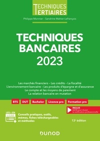 Philippe Monnier et Sandrine Mahier-Lefrançois - Techniques bancaires 2023.