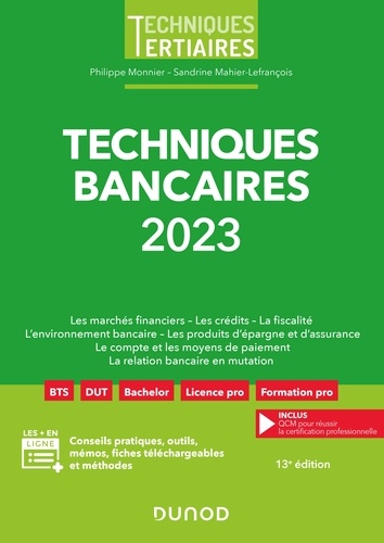 Philippe Monnier et Sandrine Mahier-Lefrançois - Techniques bancaires 2023.