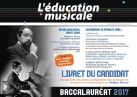 L'éducation musicale Baccalauréat, Option facultative, toutes séries, Enseignement de spécialité, Série L