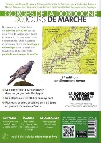 Gorges de la Dordogne. 30 jours de marche