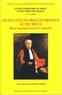 Philippe Nélidoff - Les facultés de droit de province au XIXe siècle - Bilan et perspectives de la recherche.