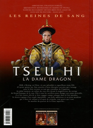 Les reines de sang  Tseu Hi, La Dame Dragon. Tome 2