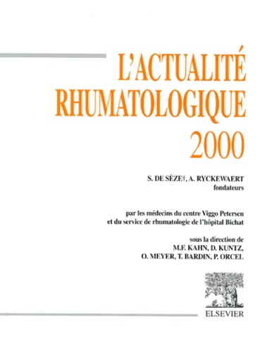 Philippe Orcel et Thomas Bardin - L'actualité rhumatologique 2000.