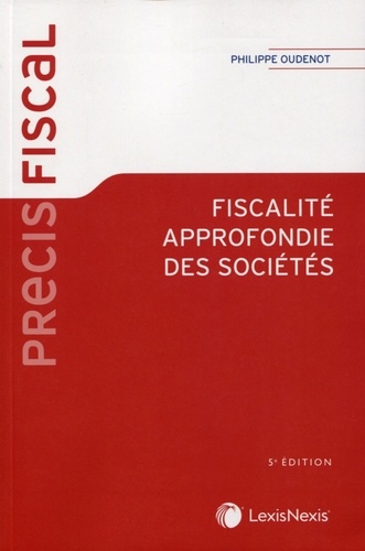 Fiscalité approfondie des sociétés 5e édition