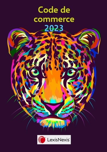Code de commerce. Jaquette jaguar  Edition 2023