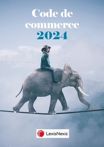 Code de commerce. Jaquette éléphant fil  Edition 2024