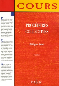 Philippe Pétel - Procédures collectives - Edition 2005.