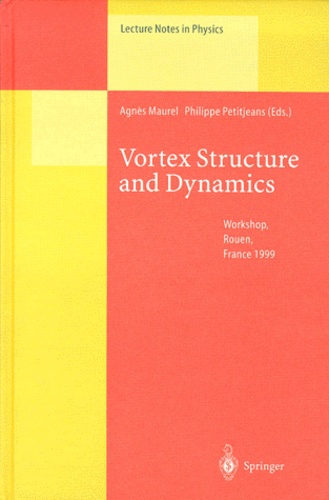 Philippe Petitjeans et Agnès Maurel - Vortex Structure and Dynamics. - Workshop, Rouen, France 1999.