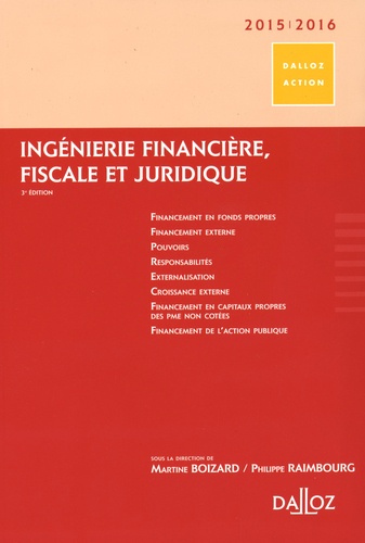 Philippe Raimbourg et Martine Boizard - Ingénierie financière, fiscale et juridique.