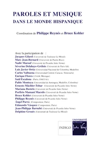 Paroles et musique dans le monde hispanique
