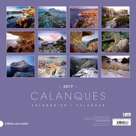 Calanques. Calendrier 2017