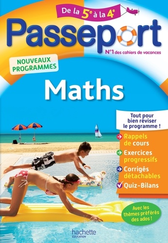 Passeport Maths de la 5e à la 4e