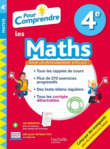 Pour comprendre les maths 4e  Edition 2019
