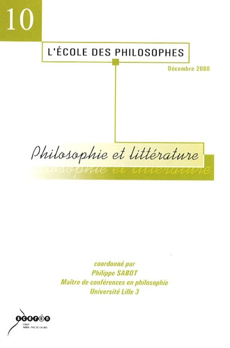 Philippe Sabot - Philosophie et littérature.