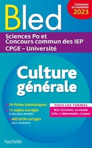 Philippe Solal et Vincent Adoumié - Bled Supérieur - Culture générale, examens et concours 2023.