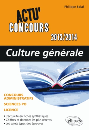 Culture générale  Edition 2013-2014 - Occasion