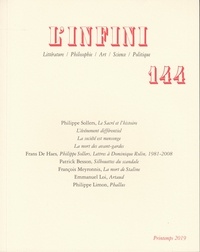 Philippe Sollers - L'Infini N° 144 : .