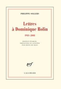Ebooks Téléchargement de deutsch deutschLettres à Dominique Rolin  - 1981-2008 ePub FB2 MOBI parPhilippe Sollers