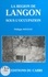 La Région de Langon sous l'Occupation