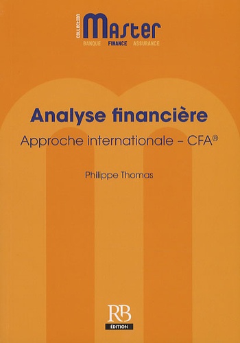 Philippe Thomas - Analyse financière - Approche internationale - CFA.