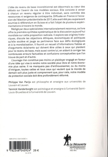 Le revenu de base inconditionnel. Une proposition radicale