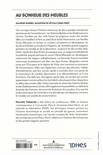 Au bonheur des meubles. Galeries Barbès, Bleustein & Lévitan (1880-1980)