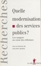 Philippe Warin - Quelle modernisation des services publics ?.