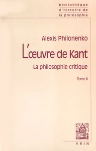 L'oeuvre de Kant