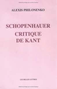 Schopenhauer, critique de Kant