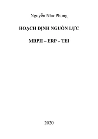 Hoạch Định Nguồn Lực