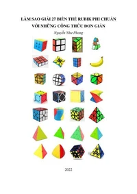 Làm Sao Giải 27 Biến Thể Rubik Phi Chuẩn Với Những Công Thức Đơn Giản