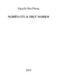 Nghiên Cứu &amp; Thực Nghiệm