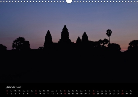 CALVENDO Places  Les temples d'Angkor (Calendrier mural 2017 DIN A3 horizontal). Les fabuleux temples d'Angkor au Cambodge. (Calendrier mensuel, 14 Pages )