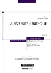 La sécurité juridique