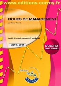 Fiches de management UE 7 du DCG