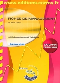 Fiches de management UE 7 du DCG