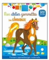  Piccolia - Les chevaux - Avec 500 gommettes.