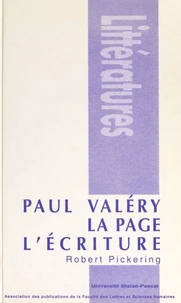 Paul Valery, La Page, L'Ecriture