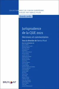 Jurisprudence de la CJUE 2021