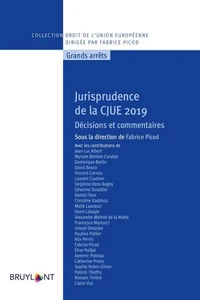 Jurisprudence de la CJUE