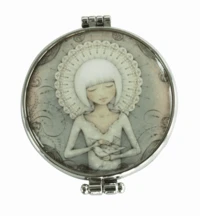 Miroir compact Gorjuss The messenger