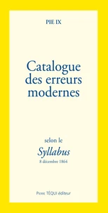 Catalogue des erreurs modernes