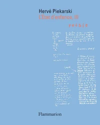 L'état d'enfance, III