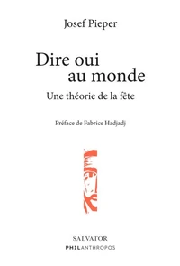 Dire oui au monde