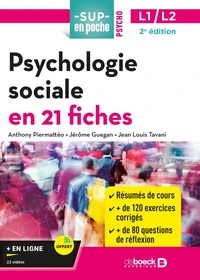 Psychologie sociale en 21 fiches L1/L2