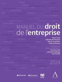Pierpont gabriela De et Henri Culot - Manuel du droit de l'entreprise 2024.