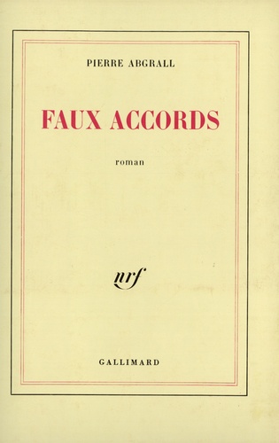 Pierre Abgrall - Faux accords.