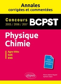 Pierre-Adrien Payard et Aymeric Siard - Physique-Chimie BCPST - Agro-véto, G2E, ENS.