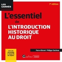 Pierre Allorant et Philippe Tanchoux - L'essentiel de l'introduction historique au droit.
